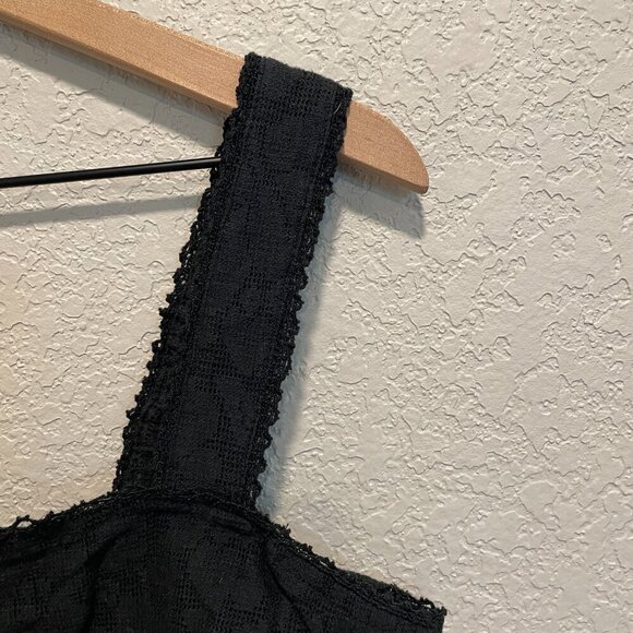 American Eagle Black Lace Cropped Bra Top L NWT - Picture 5 of 6